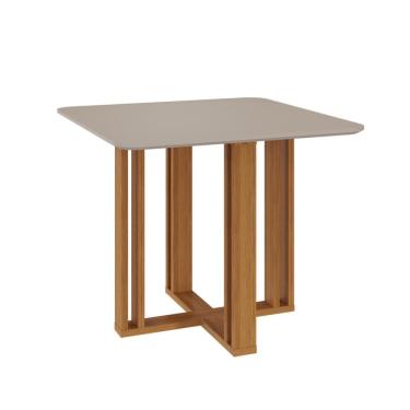 Imagem de Mesa De Jantar Quadrada Com 4 Lugares Flora Cimol Móveis