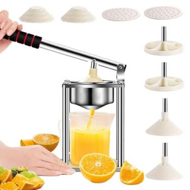 Imagem de Espremedor manual, prensa manual de frutas, prensa manual de qualidade comercial, espremedor resistente para uso em cozinha doméstica