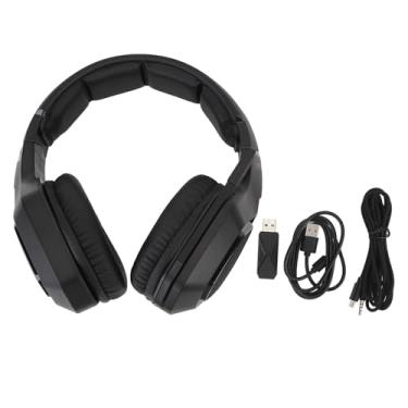 Imagem de RiToEasysports Fone de Ouvido de Jogos Sem Fio, 2,4g de Jogo de Games e Fone de Jogo Sem Fio Com Drivers de 50 Mm para PC, OS X, Laptops, Switch (BLACK)