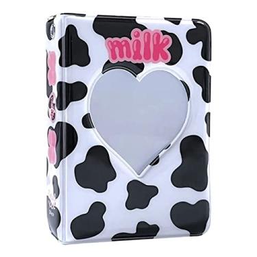 Imagem de aqxreight Álbum de Fotos de 3 Polegadas Foto PhotoCard Heart Hollow Cover Card Photo Card Livro Com 40 Bolsos Photo Solter Is Mate Albumphotocard Albumphotocard Titular Bookphotocard Al