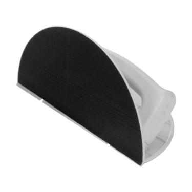 Imagem de Fenteer Lixadeira de canto para drywall, manual semicircular, resistente, autoadesiva, suporte para lixa de 9 polegadas para limpeza de cantos de paredes