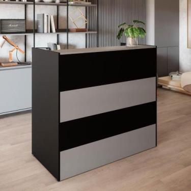 Imagem de Balcão Atendimento Recepção Escritório 90 cm x 110 cm F5 - F5 Office G