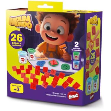 Imagem de Massinha e Carimbo, Dismat, Molda Mundo