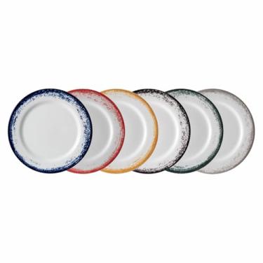 Imagem de Serviço de Baixela 18 Peças em Porcelana, Decoração Névoa Mix, Porcelana Schmidt