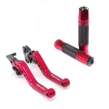 Imagem de Kit Manete Manopla Esportivo Nxr Bros 125 150 160 A Lona - Stark Race,