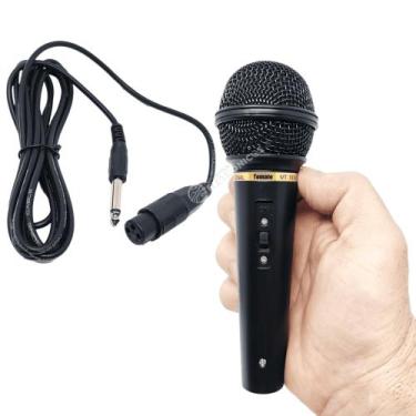 Imagem de Microfone Unidirecional Dinâmico Com Fio Profissional Alta Durabilidad