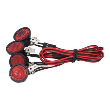 Imagem de Generic RC Car LED Light, Fácil de Instalar RC Spotlights Sturdy for SCX10 90046 para 1/10 Crawler (#2)