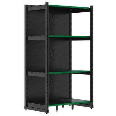 Imagem de Rack Gôndola Parede 1 Inicial 2,00m 4 Níveis 1140kg Fit Amapá