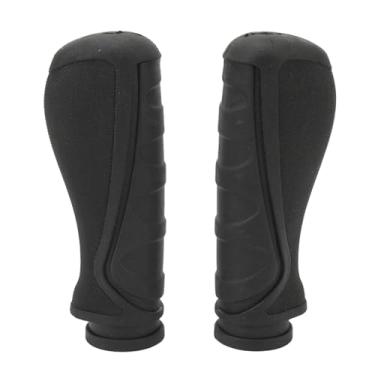 Imagem de 2PCS Scooter Huedbar Grip Tampa, alça de scooter elétrica enseada, manga da alça de borracha da scooter, choque anti -deslizamento para scooter elétrico (Preto)