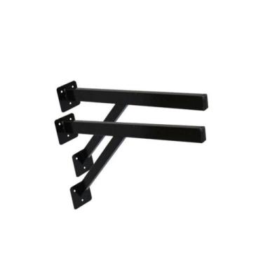 Imagem de Kit 2 Suportes Parafusar Bancada Pia Pedra Mármore 40X20Cm - OURO MINA