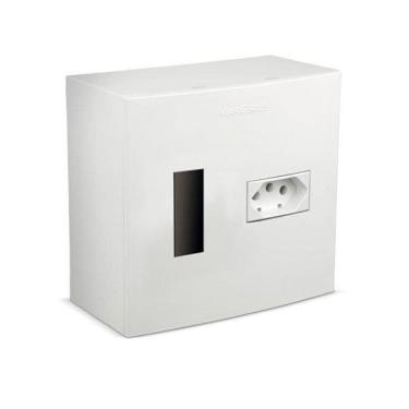 Imagem de Caixa Tomada 20A 4x4 para 1 Disjuntor com Tomada Margirius