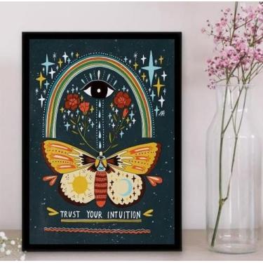 Imagem de Quadro Trust Your Intuition 33X24Cm - Com Vidro - Quadros On-Line