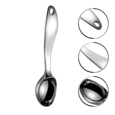 Imagem de Colher De Sorvete Em Zinco 18cm Pegador Profissional Para Sobremesas A