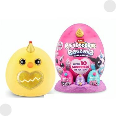 Imagem de Pelúcia Infantil Rainbocorns Eggzania Ovo Surpresa Dourado Serie 1 F01