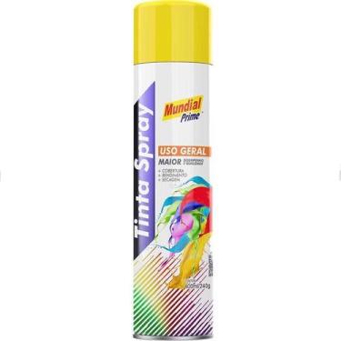 Imagem de Tinta Spray Uso Geral Amarelo Bandeira 400ml Mundial Prime
