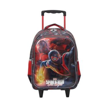 Imagem de Mochila com Rodas 14 Spider-Man Y1 - Xeryus, Preto