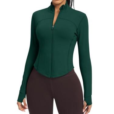 Imagem de Jaqueta, cor de pele, leve, zíper, ioga, corrida feminina - Colorskin