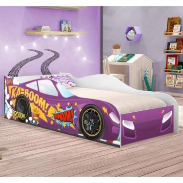 Imagem de Cama Infantil Glow Faísca Lilás - CASA H