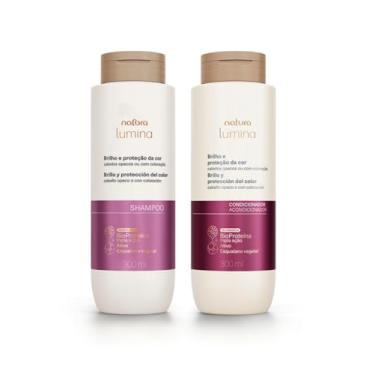 Imagem de Lumina Shampoo e Condicionador Brilho e Proteção da Cor, 300ml, para Cabelos Opacos ou com Coloração