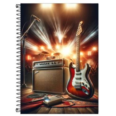 Imagem de Caderno de Música, 130 folhas, Pautado, 12 pentagramas, sem claves - C