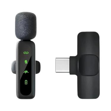 Imagem de Microfone Lavalier Sem Fio 2.4G Mini Para Gravação De Áudio E Vídeo Pa