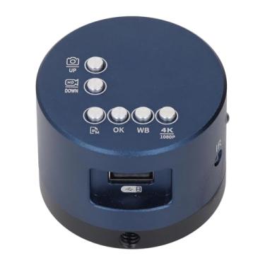 Imagem de Câmera de Microscópio Industrial de 41 MP Câmera Telescópica de Ocular Eletrônica de Vídeo 4K, Zoom Digital 7X, XP / 7/8/10, para Inspeção Visual = (plugue americano)