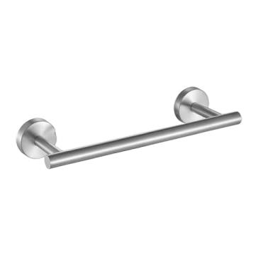 Imagem de Conjunto de acessórios para banheiro com barra de toalha prateada, toalheiro de aço inoxidável 304, suporte para papel higiênico, suporte para sabonete líquido, acessórios opcionais para banheiro, ba