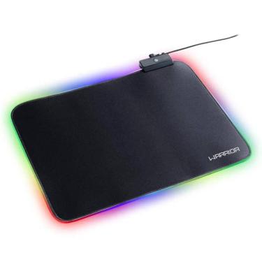 Imagem de Mouse Pad Gamer Warrior Cronos Flexível Rgb Ac333
