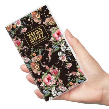 Imagem de Phyxin Calendário de bolso 2025-2027, agenda de bolso de dois anos – funciona de setembro de 2025 até dezembro de 2027, planejador de tamanho pequeno - 17 x 9,4 cm, calendário pequeno para facilitar a