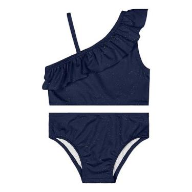 Imagem de Biquíni FPS +50 Glitter Menina Quimby, Azul, 4