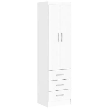 Imagem de Guarda Roupa Camiseiro Texas Solteiro 2 Portas 3 Gavetas San Marino Cor Branco