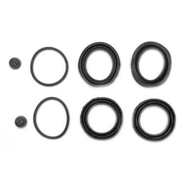 Imagem de ACDelco Kit profissional 18H224 de freio a disco frontal e kit de vedação com botas, vedações e tampas