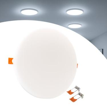 Imagem de Painel Led Borda Infinita 24w Embutir Sobrepor 2em1 Redondo 6000k