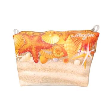 Imagem de Necessaire Feminina Praia Impermeável Viagem Estrela do Mar Magicc Bol