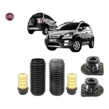 Imagem de 2 Kit Do Amortecedor Dianteiro Fiat Idea 2005 2006 2007 2008