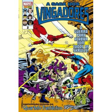 Imagem de Livro - A Saga dos Vingadores 02