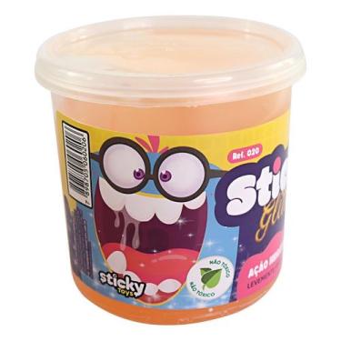 Imagem de Slime Amoeba Gelelé Geleca Massinha Brilha No Escuro 130g - STICKY TOY