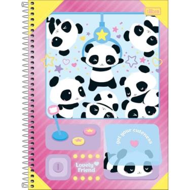 Imagem de Caderno Universitário Lovely Friend TILIBRA Capa Dura ESPIRAL - 1 Matéria 80 Folhas (Get Your Cuteness)