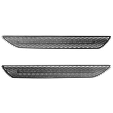 Imagem de 2 peças Smoke Black Kit de luzes marcadoras laterais para para-choque traseiro vermelho luz de fundo 200LM 3W LED Lâmpadas marcadoras laterais para F-ord Mustang 2015-2020