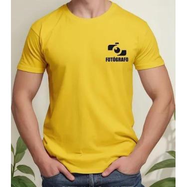 Imagem de Camiseta Camisa Feminina Masculina Algodão Uniforme Profissional Traba