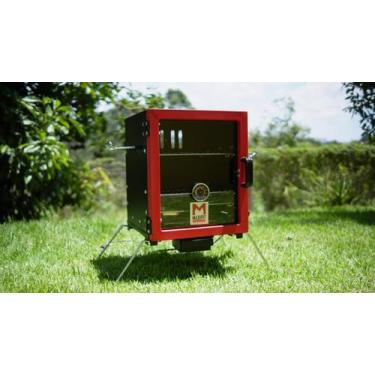 Imagem de Pit Smoker 110v Forno Defumador Híbrido com Porta de Vidro - MAXIPIT