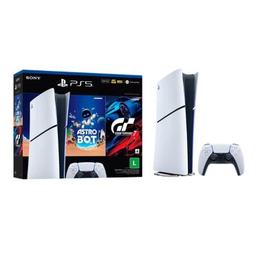 Imagem de Pack Console PlayStation 5 Edição Digital  825GB – ASTRO BOT 4 e Gran Turismo 7 