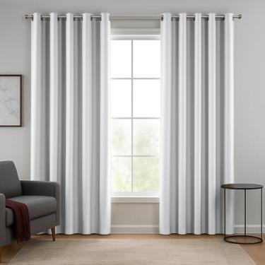 Imagem de Cortina De Tecido Blackout Janela Grande 3,00x2,50 Para Sala Quarto Escritório (BRANCO)