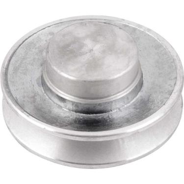 Imagem de Polia De Alumínio 1 Canal Perfil A 80mm Sem Furo Vonder