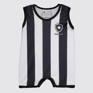 Imagem de Macacão Regata Infantil Botafogo Branco - Torcida Baby, GG