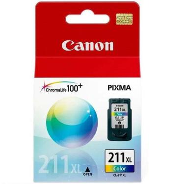 Imagem de Cartucho Tinta Canon CL-211XL Colorido 15ml