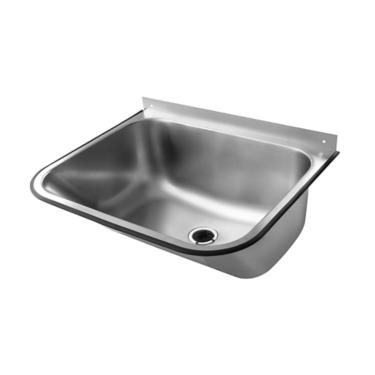 Imagem de Tanque de Parede Docol 32 Litros em Aço Inox Acetinado 55x45 cm com Válvula