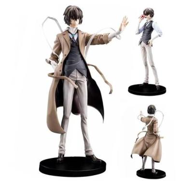 Imagem de Boneco de ação QAHEART Anime BSD Dazai Osamu 26 cm PVC