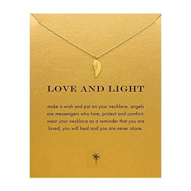 Imagem de Colar com pingente de bússola para mulheres, amizade, ferradura, boa sorte, elefante com pingente de corrente com cartão de presente, Medium, Liga de aço, Sem Pedra Preciosa