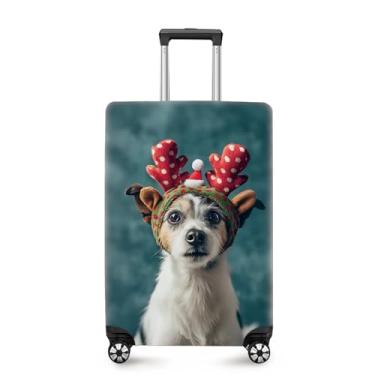 Imagem de ANNA QUEEN Capa de mala, protetor de mala, capa de viagem para bagagem de 50 a 86 cm, acessórios de viagem de elastano extensível e lavável, #18, L(fits 28-30Inch suitcase)